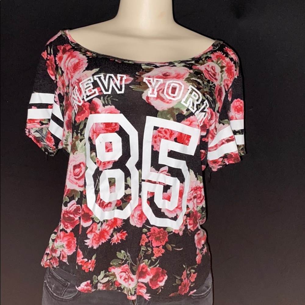 floral blouse